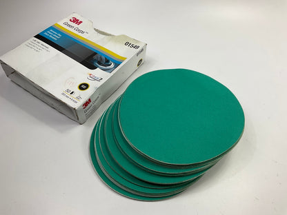 3M 01549 Green Corps Stikit Production Sanding Discs, 8 In 80 Grit, 49 Discs