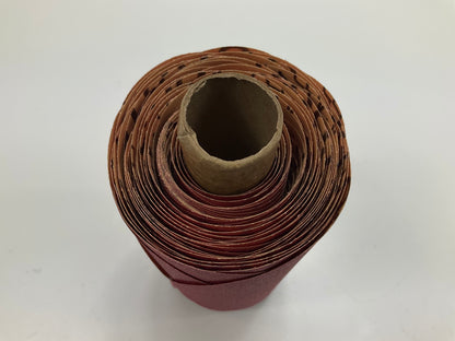 3M 01605 Stikit Red Abrasive PSA Sanding Disc, 5 In, P220, 100 Disc Roll