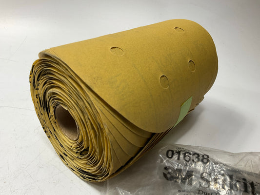 3M 01638 Stikit Gold Dust Free 216U PSA Discs, 6'' Diam, 220 Grit (175 Discs)