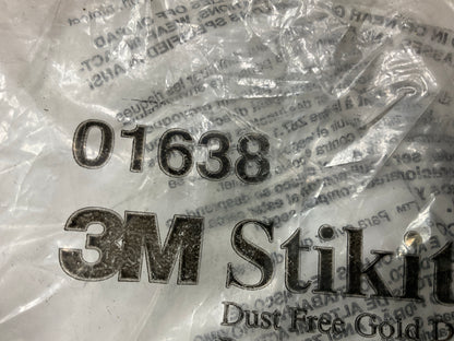 3M 01638 Stikit Gold Dust Free 216U PSA Discs, 6'' Diam, 220 Grit (175 Discs)