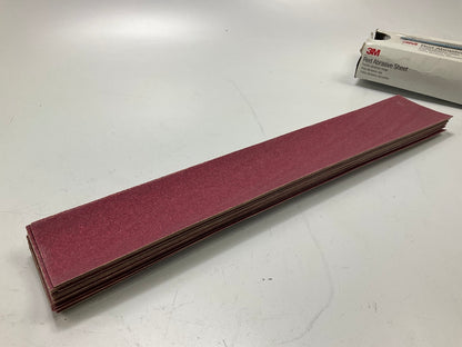 3M 01679 Red Abrasive Stikit 2-3/4''x16-1/2'' 80 Grit Sanding File Sheets, 25 Pcs