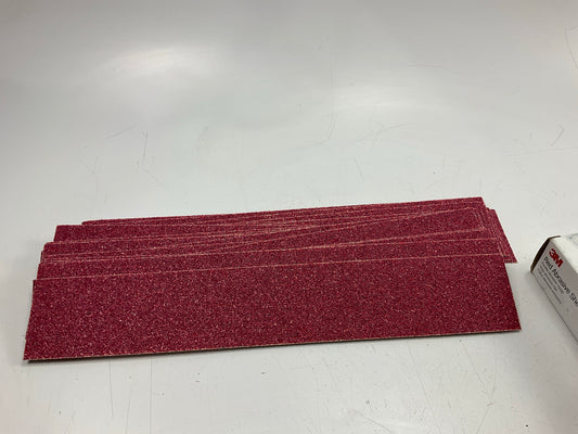 3M01680 Red Abrasive Stikit Sandpaper File Sheet, 40 Grade 40 Grit, 25 Pcs