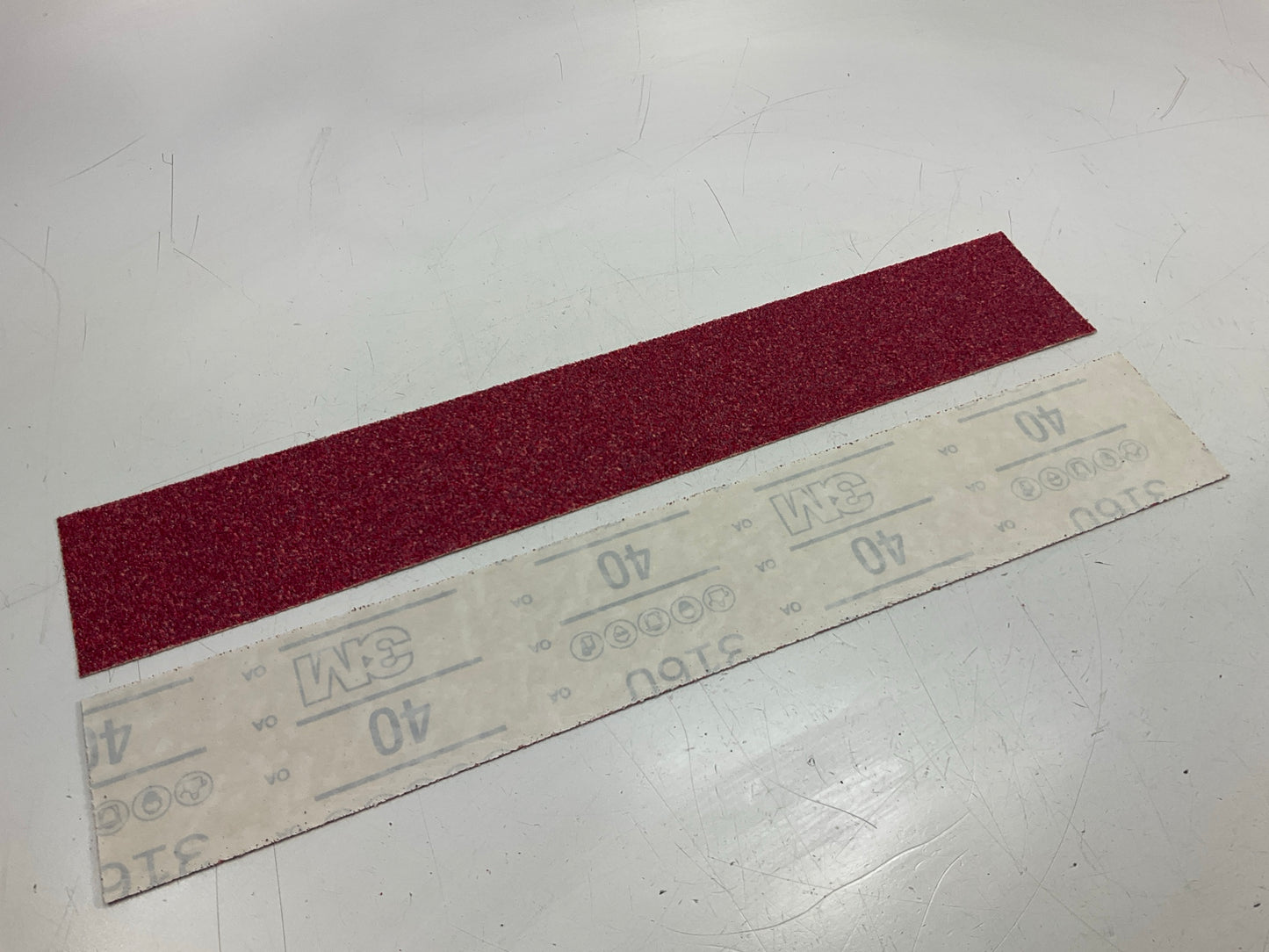 3M01680 Red Abrasive Stikit Sandpaper File Sheet, 40 Grade 40 Grit, 25 Pcs