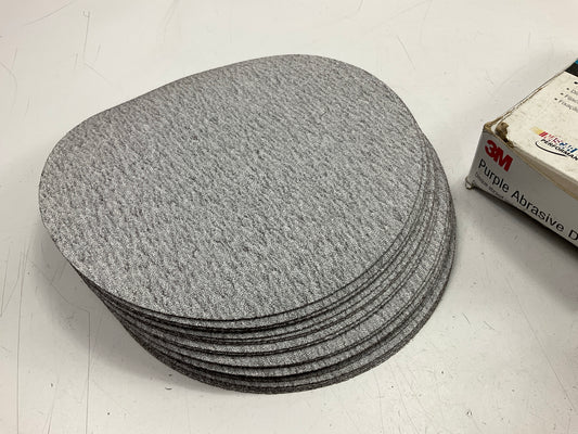 3M 01743 8'' 80 Grit Hookit Purple Sanding Abrasive Discs, Box Of (25)