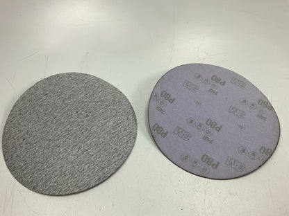 3M 01743 8'' 80 Grit Hookit Purple Sanding Abrasive Discs, Box Of (25)