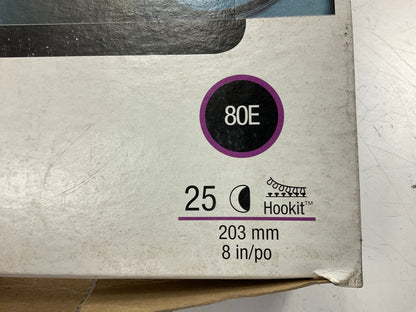 3M 01743 8'' 80 Grit Hookit Purple Sanding Abrasive Discs, Box Of (25)