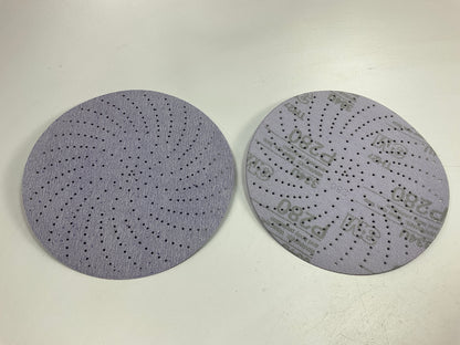 (48 Discs Total) 3M 01813 Purple Clean Sanding 6'' Discs P280, 280 Grit, Hookit