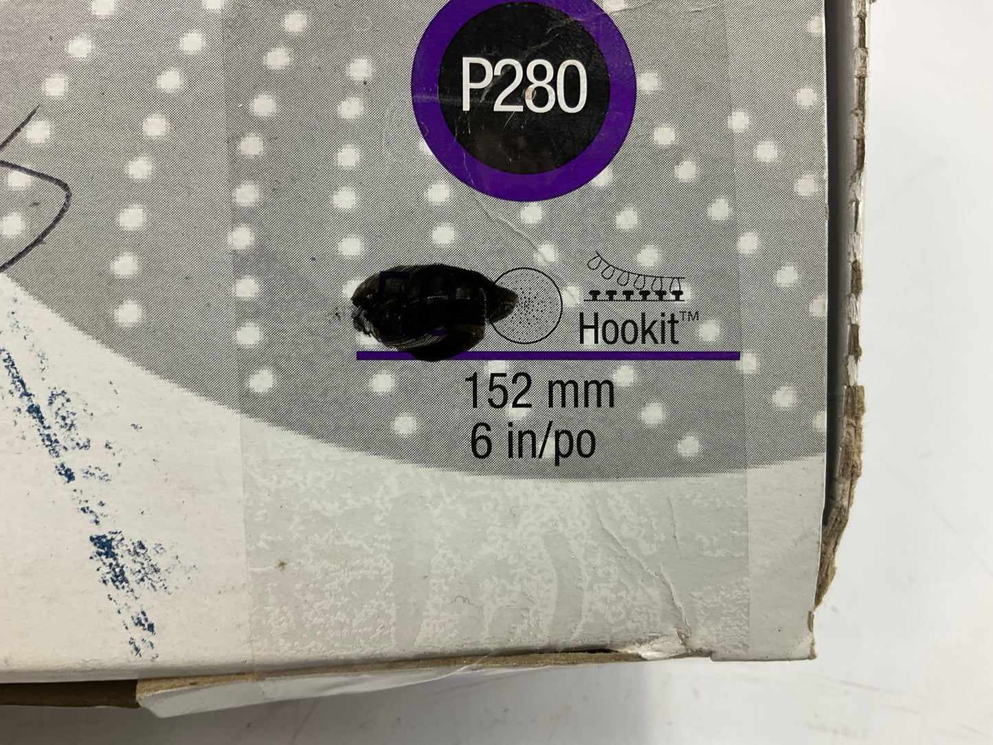(48 Discs Total) 3M 01813 Purple Clean Sanding 6'' Discs P280, 280 Grit, Hookit