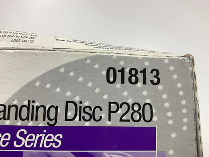 (48 Discs Total) 3M 01813 Purple Clean Sanding 6'' Discs P280, 280 Grit, Hookit
