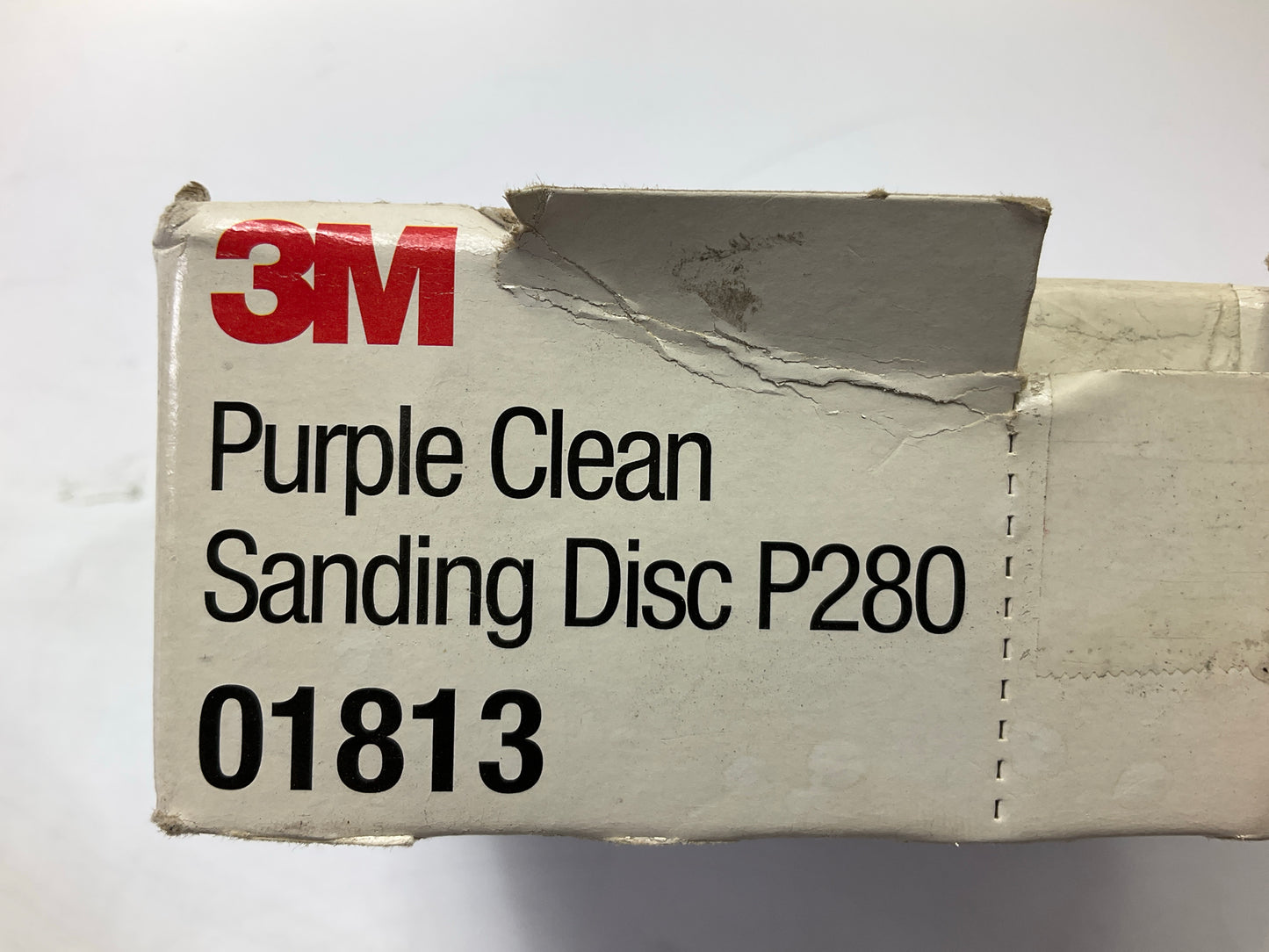 3M 01813 Purple Clean Sanding 6'' Discs P280, 280 Grit, Hookit (49 Discs Total)