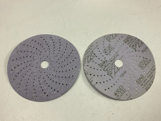 3M 01815 Purple Clean Sanding Disc Hookit P220 220 Grit 6'' Disc, 30 Discs