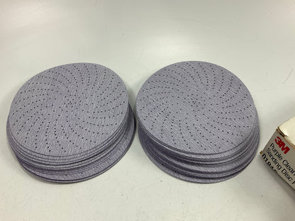 3M 01815 Purple Clean Sanding Disc Hookit P220 220 Grit 6'' Disc, 50 Discs / Box
