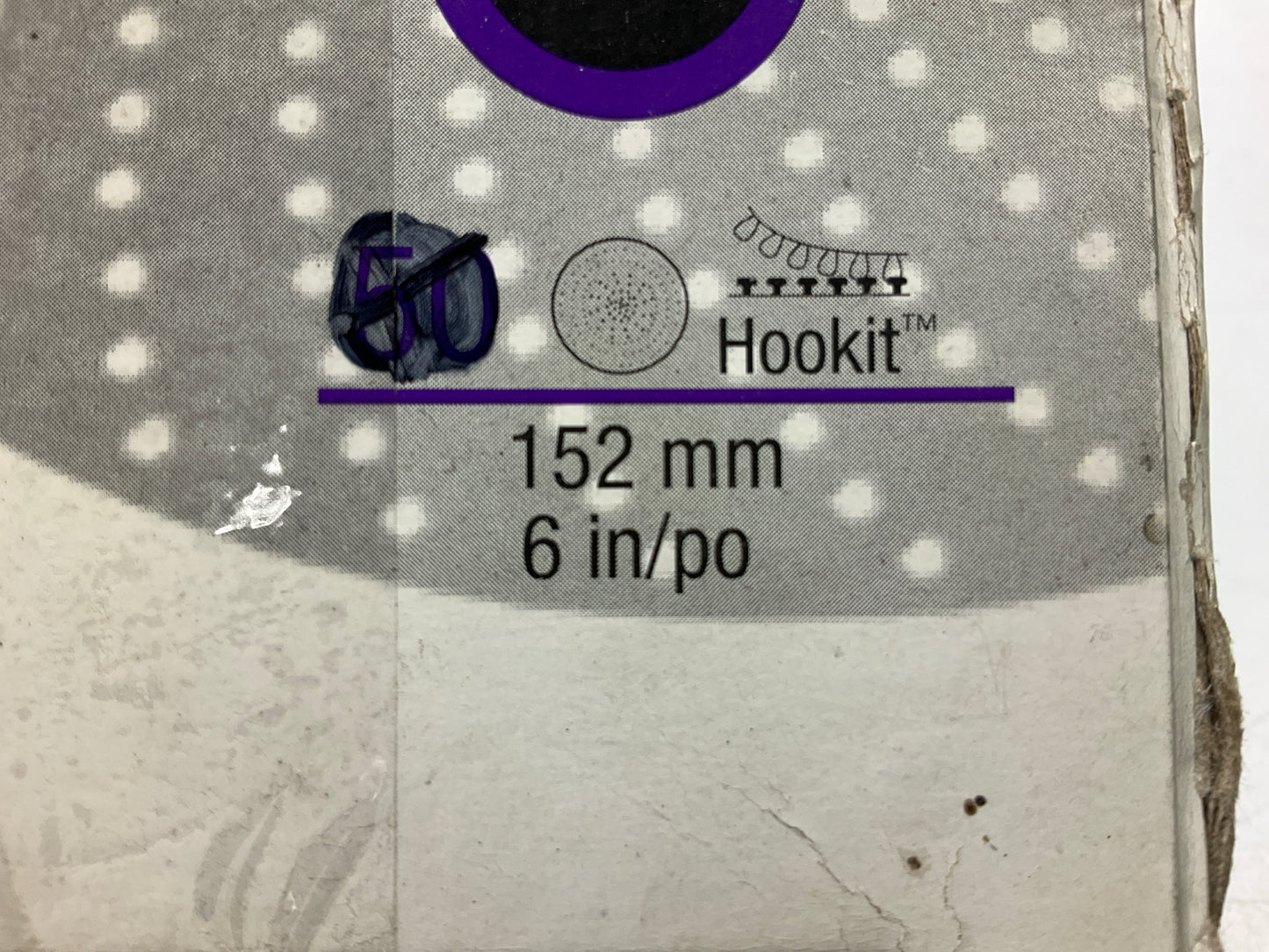 3M 01816 Hookit Purple Clean Sanding Abrasive Disc 334U 180 Grit, 38 Discs