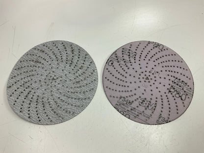 3M 01820 Purple Clean Sanding Hookit Disc 745I, 6'', P80 Grit, Box Of 50 Discs