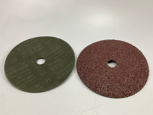 3M 01895 7'' Paint Buster Sanding Discs, 7'' X 7/8'' , 16 Grit - Pack Of 6