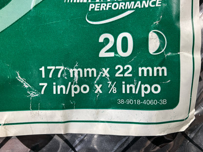 3M 01921 Green Corps 7'' X 7/8'' Fibre Sanding Disc 50 Grit, 20 Discs Total