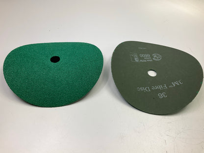 3M 01928 Green Corps Fibre Sanding Disc, 9 1/8 In X 7/8 In, 36 Grit, 20 Discs