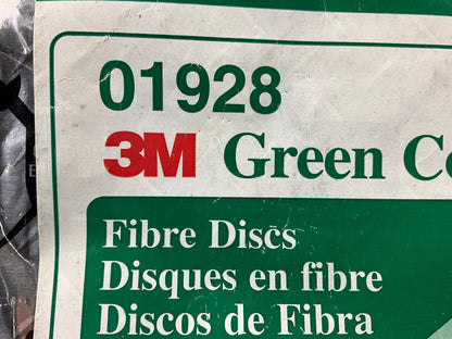 3M 01928 Green Corps Fibre Sanding Disc, 9 1/8 In X 7/8 In, 36 Grit, 20 Discs