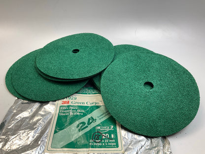 3M 01929 Coated Abrasive Grinding Disc - 24 Grit 9-1/8''x7/8'', PACK OF (18) Discs