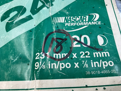 3M 01929 Coated Abrasive Grinding Disc - 24 Grit 9-1/8''x7/8'', PACK OF (18) Discs