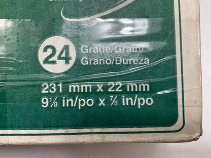 3M 01929 Coated Abrasive Grinding Disc - 24 Grit 9-1/8''x7/8'', PACK OF (8) Discs