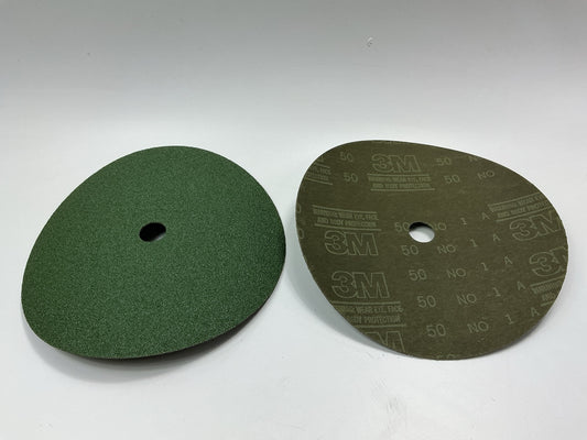 3M 01929 Coated Abrasive Grinding Disc - 24 Grit 9-1/8''x7/8'', 9 Discs
