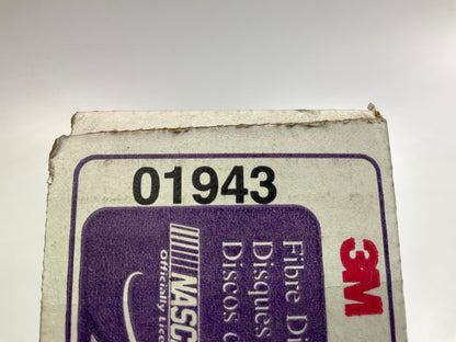 3M 01943 Imperial 5'' X 7/8'' 50 Grit Fiber Disc - 10 / Pack