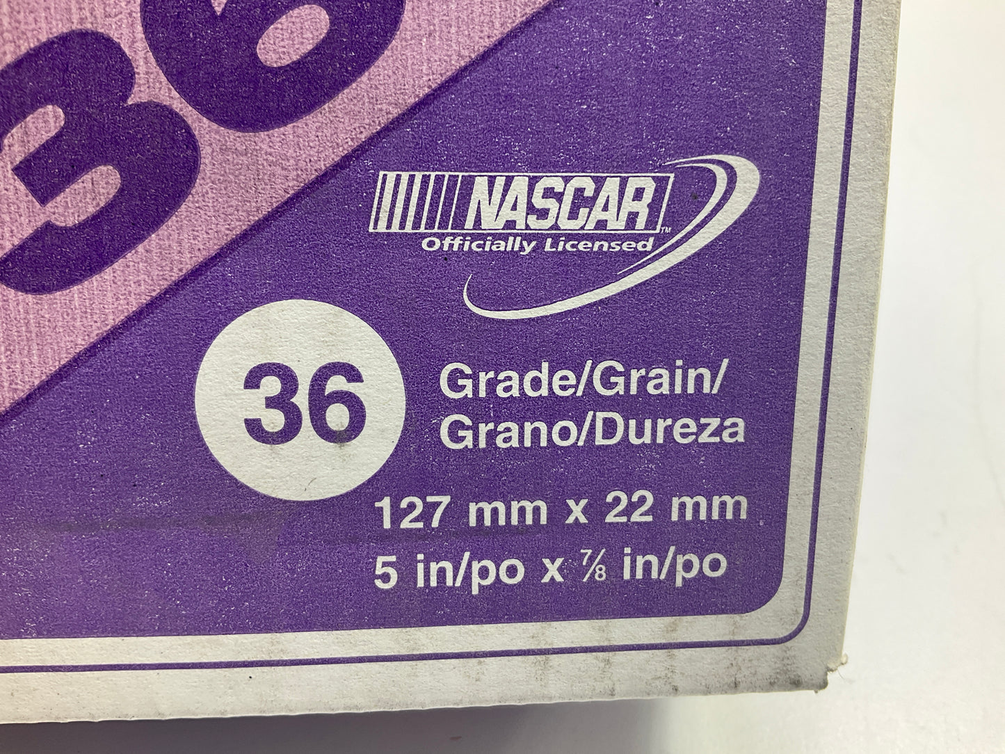 3M 01944 Coated Abrasive Fibre Sanding Disc,36 Grade, 5'' X 7/8'' - Box Of 10