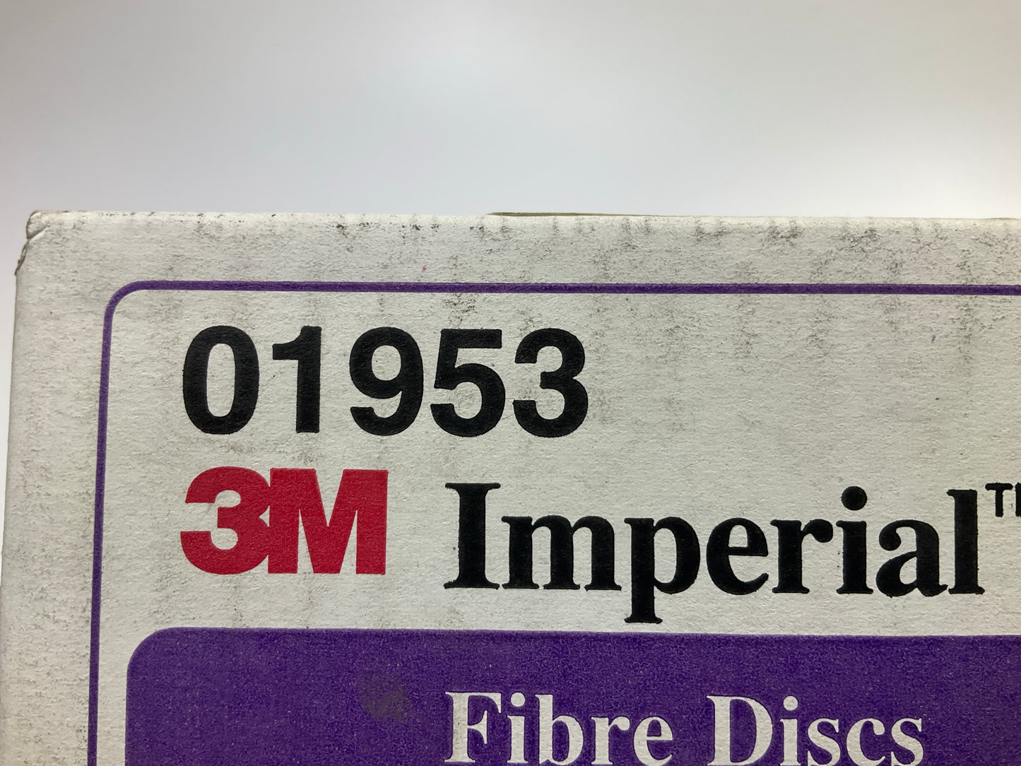 3M 01953 Imperial Purple Fibre Disc, 24 Grade, 7 Inch, 10 Discs / Box