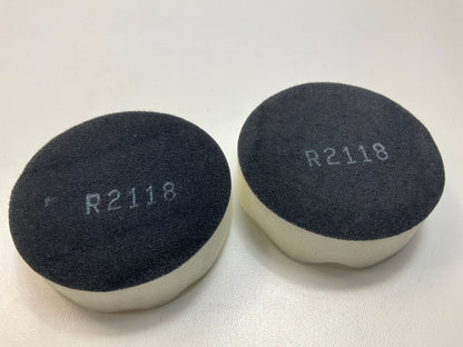 3M 01963 3'' Finesse-it Buffing Pad 3 In White Foam - 9 Pack