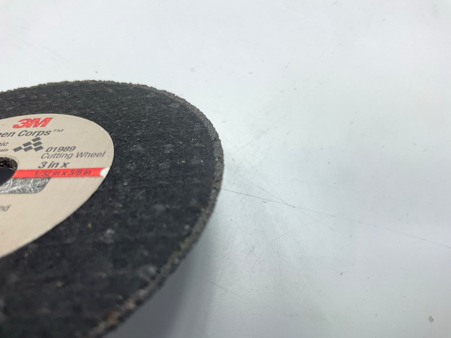 3M 01989 Green Corps Cut Off Wheel 3'' X 1/32'' X 3/8'', 5 Wheels Total