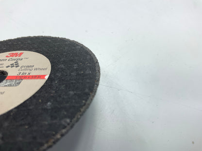 3M 01989 Green Corps Cut Off Wheel 3'' X 1/32'' X 3/8'', 5 Wheels Total