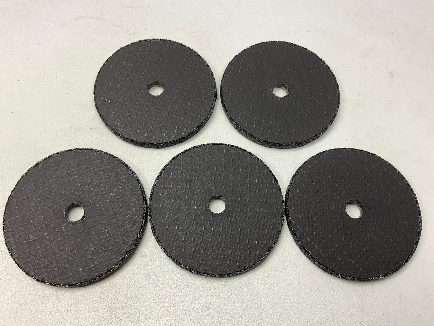 (5) 3M 01991 Green Corps Reinforced Weld Grinding Wheel 3'' X 0.22'' X 3/8''
