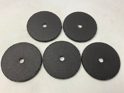 (5) 3M 01991 Green Corps Reinforced Weld Grinding Wheel 3'' X 0.22'' X 3/8''