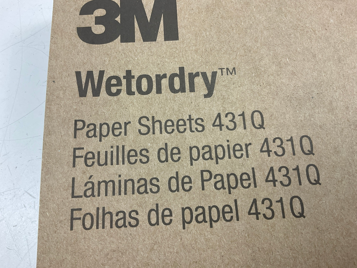 3M 02014 Wetordry Sandpaper Sheets 9'' X 11'' Sanding Sheets, 180 Grit, Pack Of 50