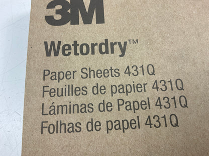 3M 02014 Wetordry Sandpaper Sheets 9'' X 11'' Sanding Sheets, 180 Grit, Pack Of 50