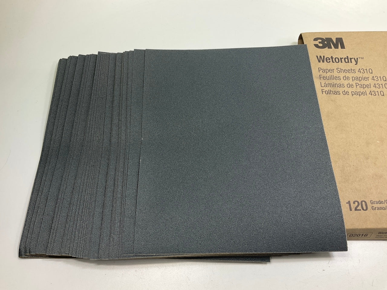 3M 02016 9'' X 11'' 120 Fine Grit Wet-or-dry Sand Paper Sheets, 50 / PACK