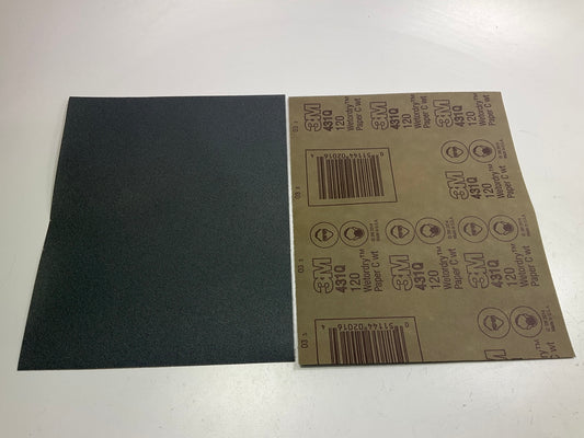3M 02016 9'' X 11'' 120 Fine Grit Wet-or-dry Sand Paper Sheets, 50 / PACK