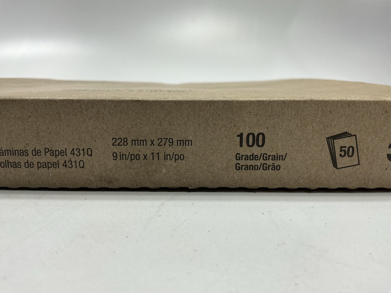 3M 02017 Wetordry Tri-M-ITE  9'' X 11'' Sandpaper Sheet, 100 Grit