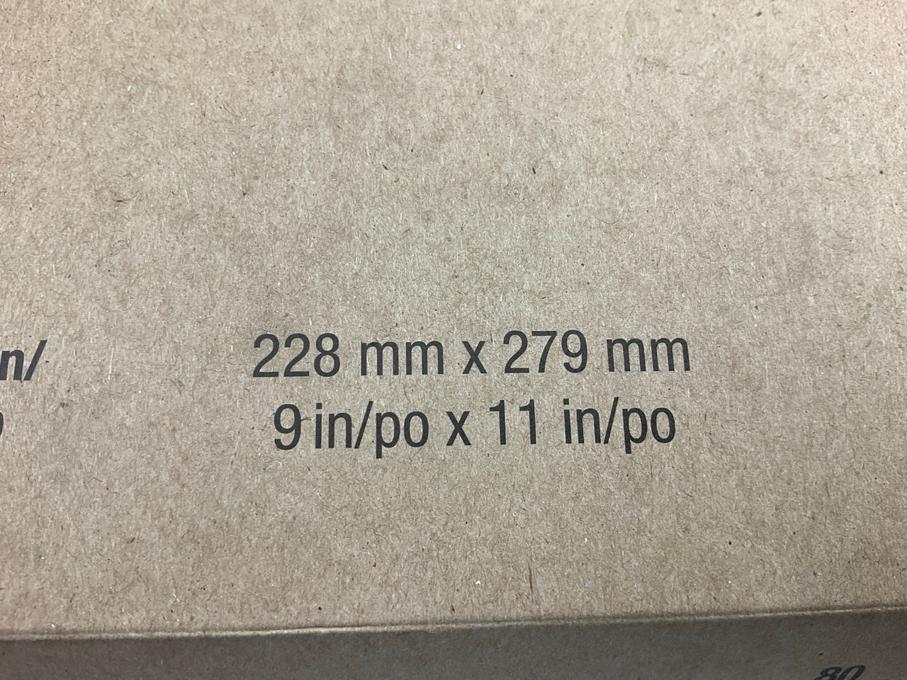 3M 02018 Wetordry 9''x11'' 80 Grit Sandpaper Sheets - 33 Sheets Total