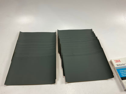 49 Sheets Only, 3M 02021 Wetordry Abrasive Sandpaper Sheets, 5.5''x9'',  1000 Grit