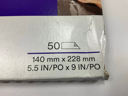 3M 02021 Wetordry Abrasive Sandpaper Sheets, 5.5''x9'',  1000 Grit, 50 Count