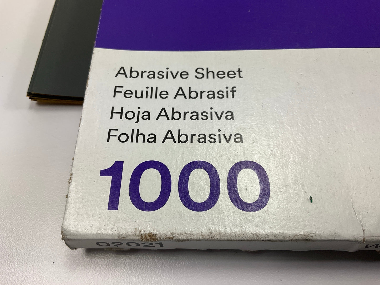 3M 02021 Wetordry Abrasive Sandpaper Sheets, 5.5''x9'',  1000 Grit, 50 Count