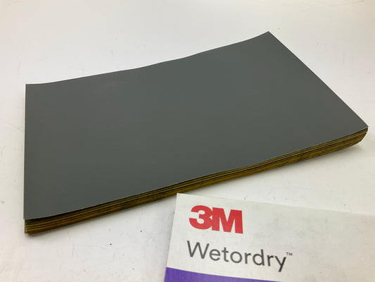 3M 02022 Wetordry Abrasive Sandpaper Sheet 1200 Grit,  5.5''x 9'', 50 Pack