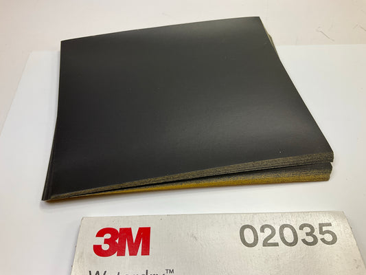 3M 02035 Wetordry 9''x11'' Sandpaper Sheets, 800 Grit, Pack Of (50)