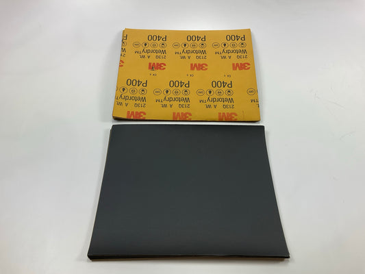 3M 02038 Wetordry Abrasive Sandpaper Sheets -  9''X11'', Grit: P400, QTY.50