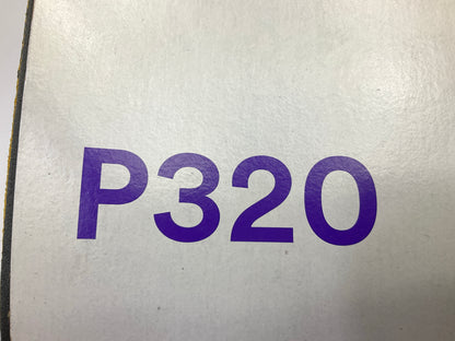 3M 02040 Wetordy Sandpaper Sheets, 9'' X 11'', P320 320 Grit,  Pack Of (50)