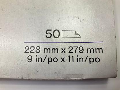 3M 02040 Wetordy Sandpaper Sheets, 9'' X 11'', P320 320 Grit,  Pack Of (50)