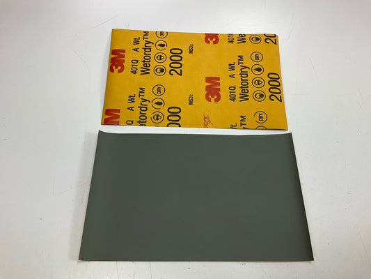 3M 02044 Imperial Wetordry 5-1/2'' X 9'' 2000C 2000 Grit Sandpaper Sheets, 50 Pcs