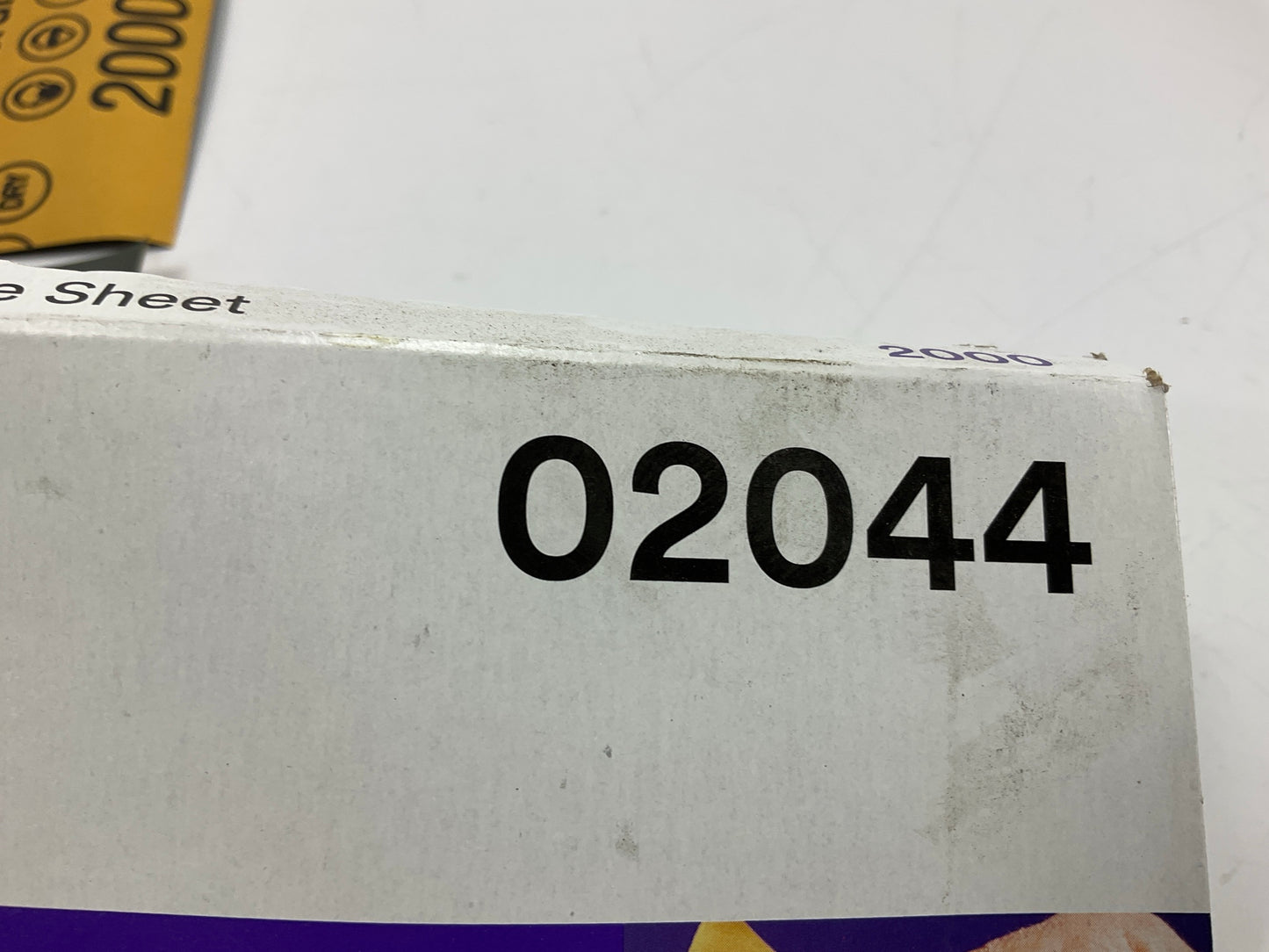 3M 02044 Imperial Wetordry 5-1/2'' X 9'' 2000C 2000 Grit Sandpaper Sheets, 50 Pcs